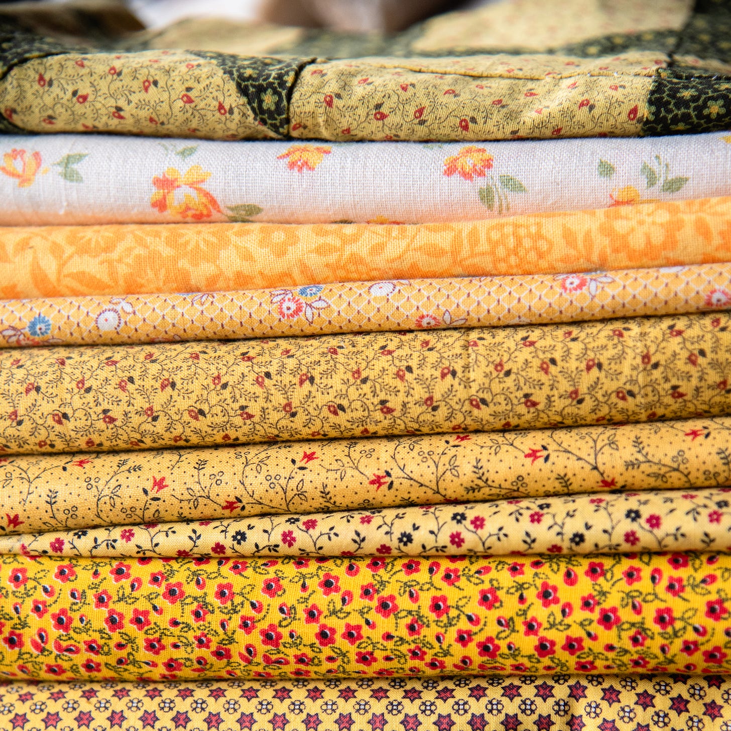 Vintage Textiles Floral Antique Flea Market Finds