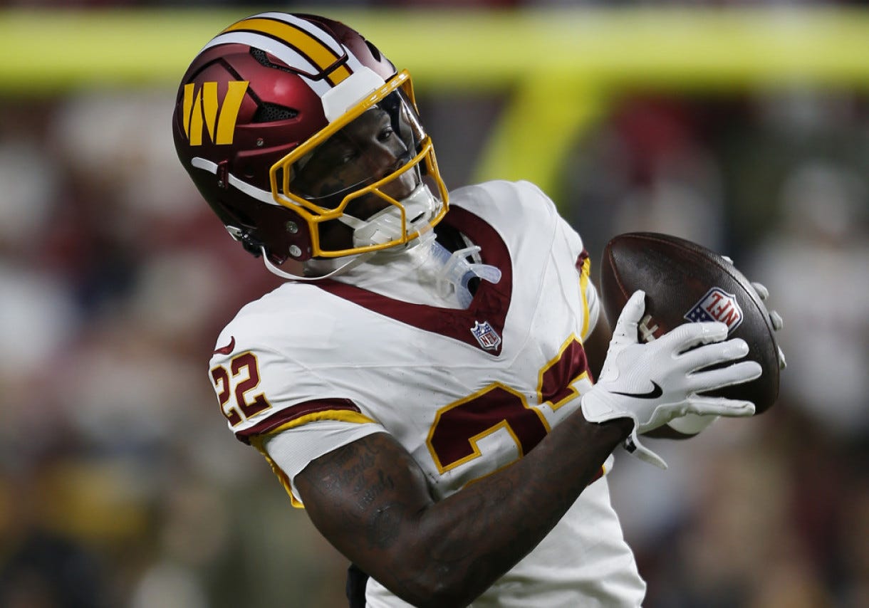 Jacory Croskey-Merritt Sitting Out of Preseason Opener - NFL News | Fantasy Football Jacory Croskey-Merritt Sitting Out of Preseason Opener - NFL News | Fantasy Football