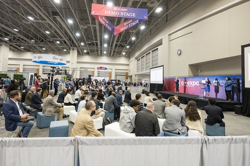 Event artwork for AI+ Expo 2026: America's Largest AI Innovation Showcase