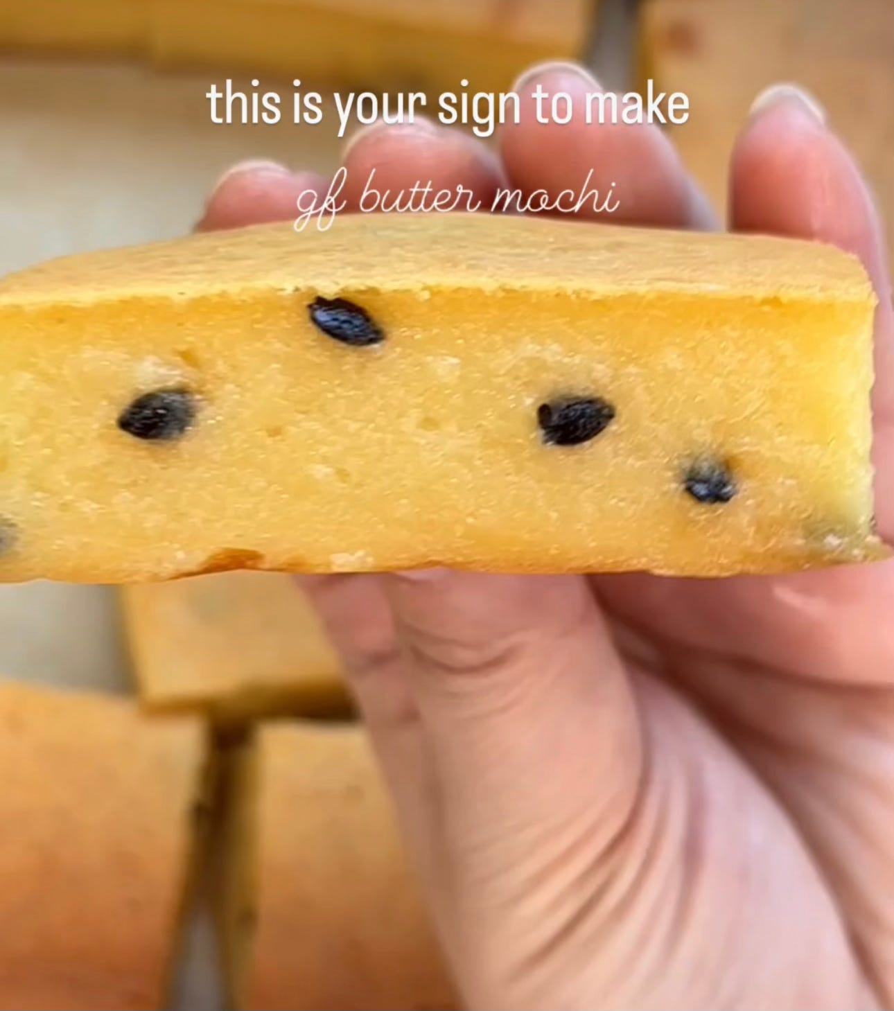 passionfruit butter mochi by kat lieu