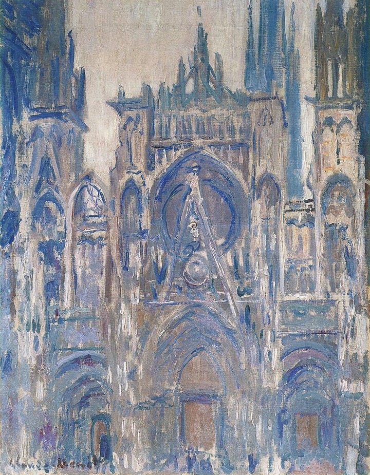 Claude Monet's paintings of the Rouen Cathedral
