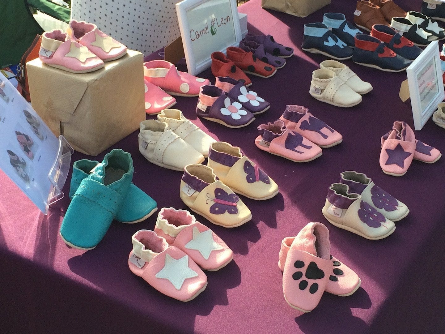 Super cute leather baby shoes!