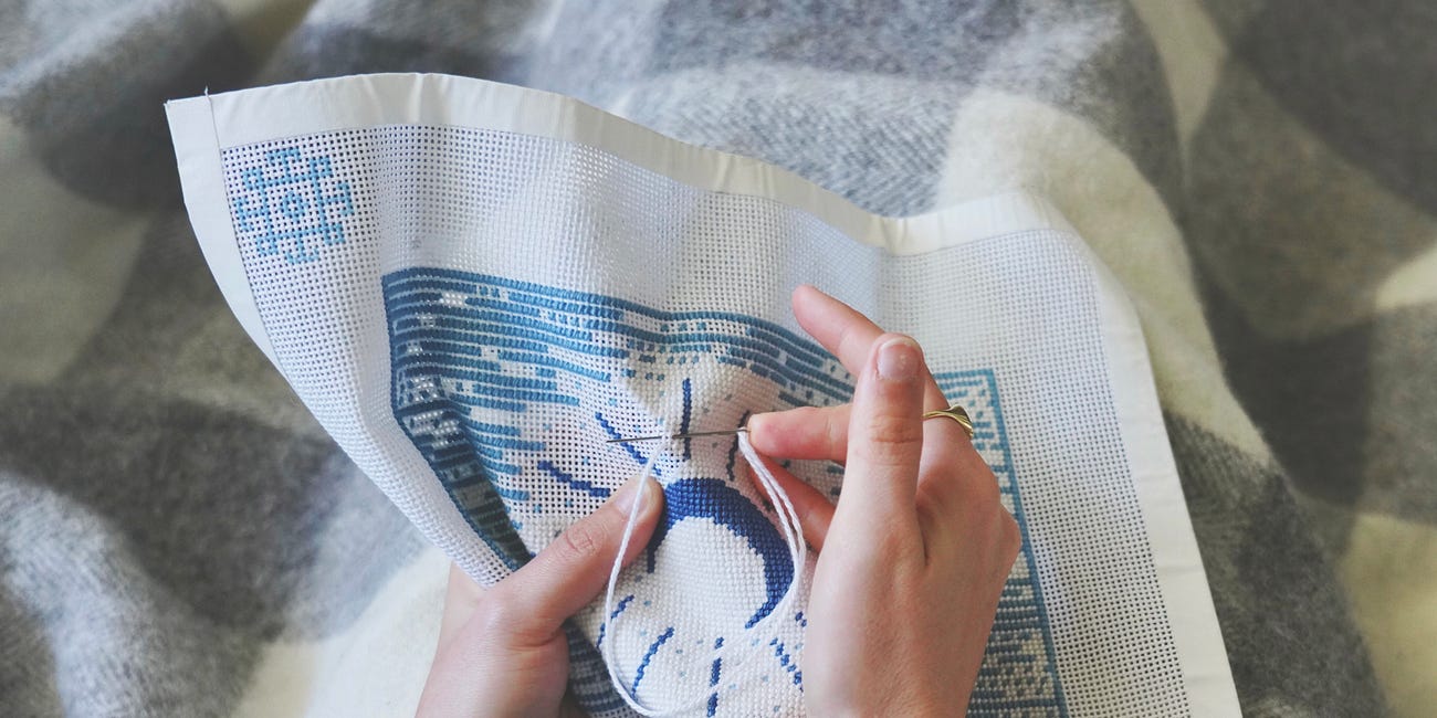 How To Basketweave Your Needlepoint