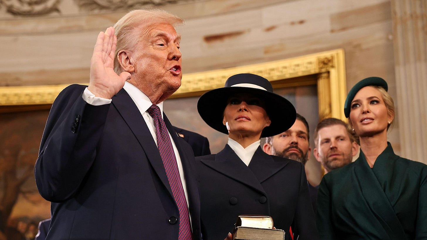 La toma de posesión de Trump, en imágenes La toma de posesión de Trump, en imágenes
