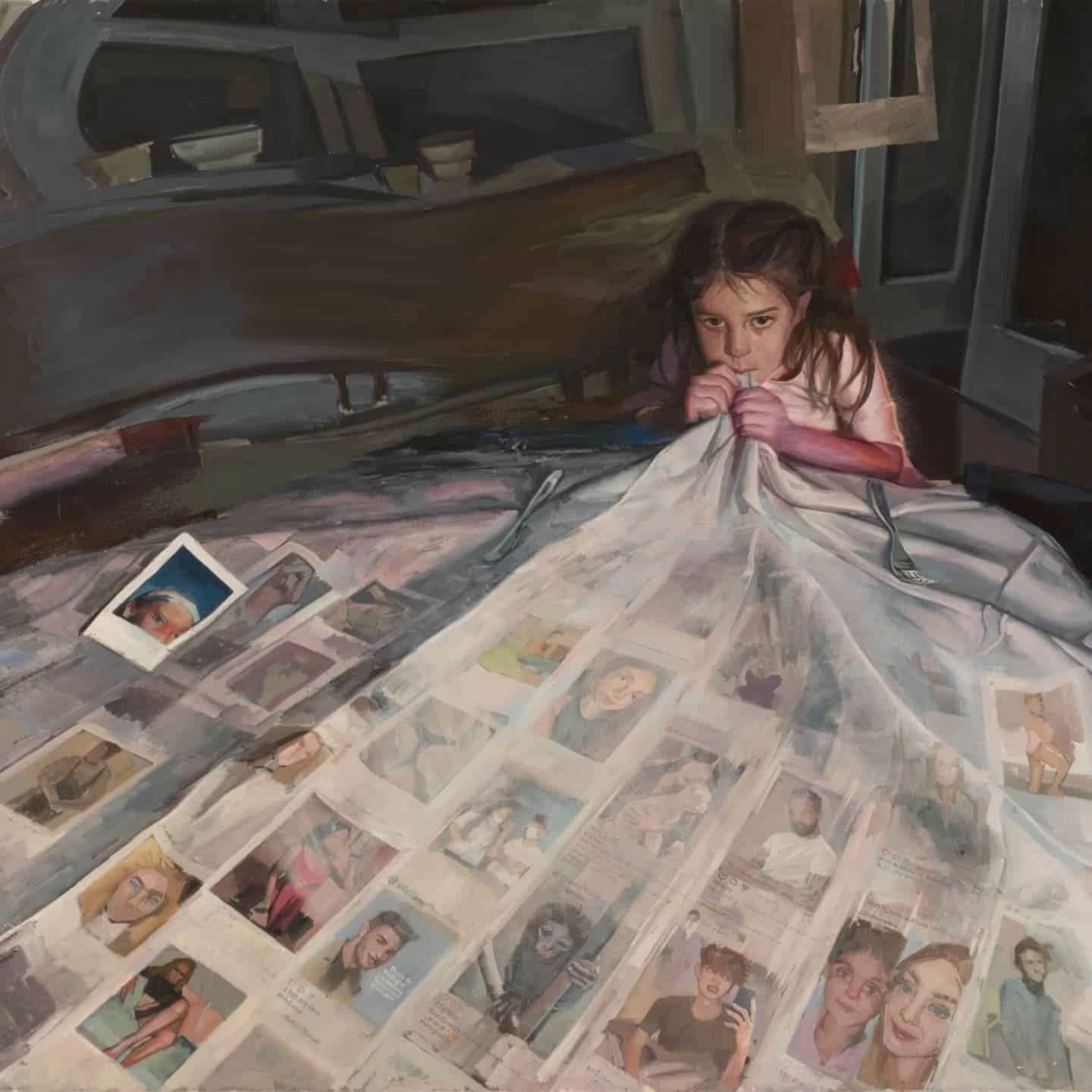 May be an image of child
