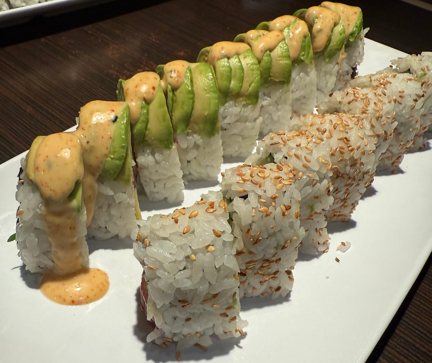 tsunami restaurant - sushi rolls