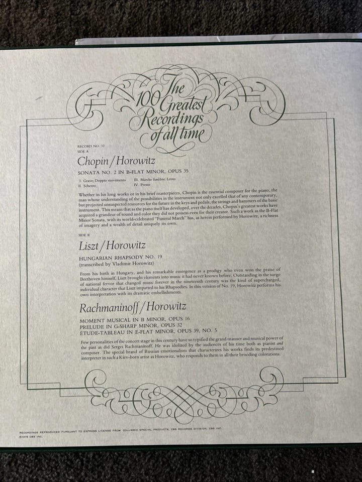 Varulven eBay: Franklin Mint The 100 Greatest Recordings of All