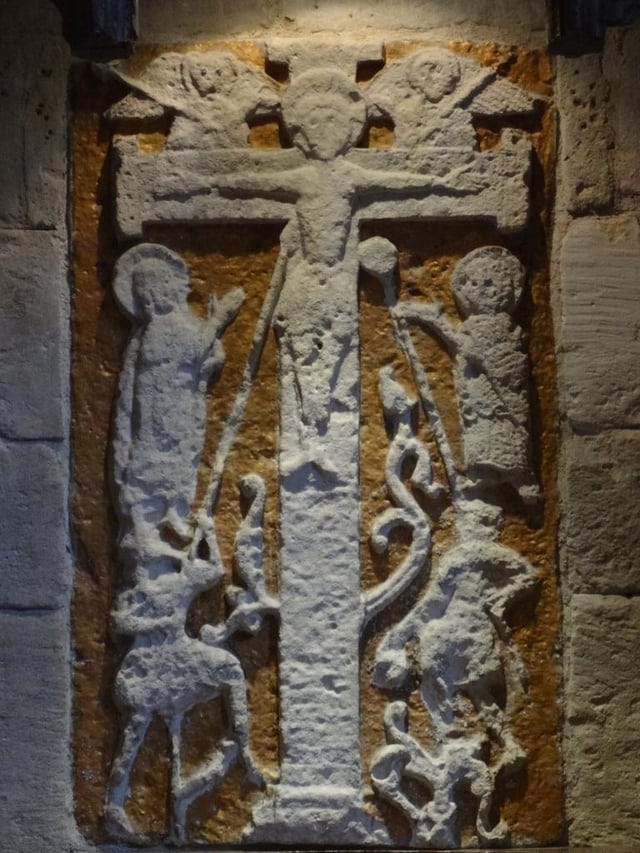 Anglo-saxon Stone Icon of Christ on the Cross : r/ChristianIconography Anglo-saxon Stone Icon of Christ on the Cross : r/ChristianIconography