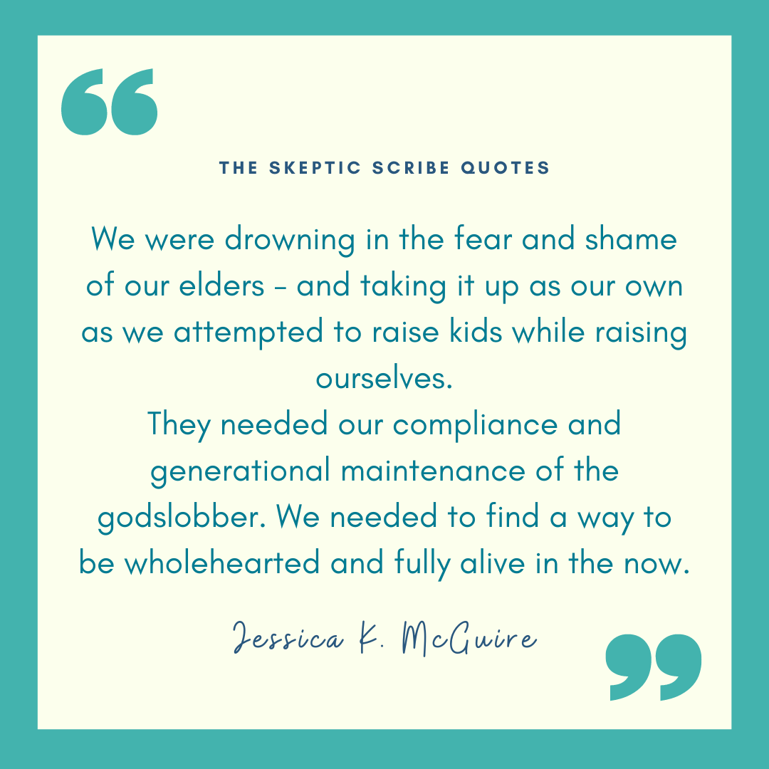 I Never Touch a Bible Anymore - The Skeptic Scribe, image size:1080x1080