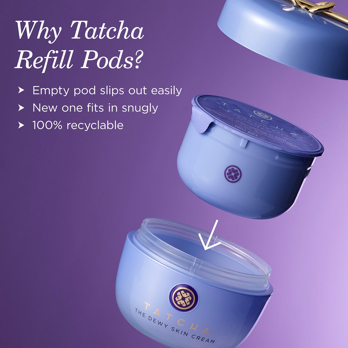 Tatch Refill skincare pods as discussed by The Beauty Ed®