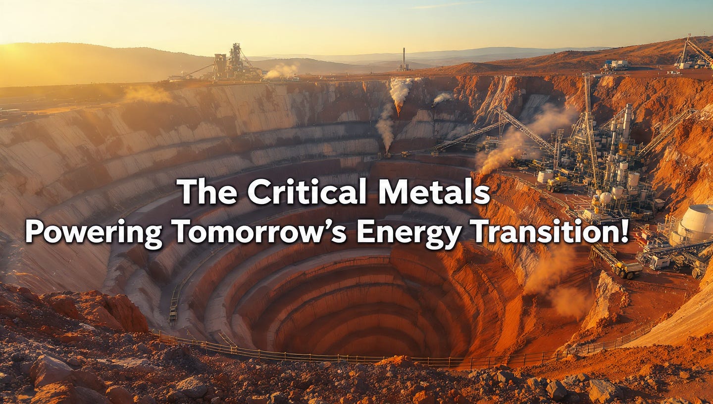 The Critical Metals Powering Tomorrow's Energy Transition!