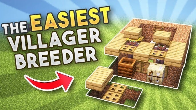 Easy Minecraft Villager Breeder Tutorial (5 Minute Build!) - YouTube