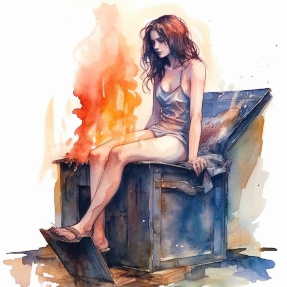 Literal Dumpster Fire