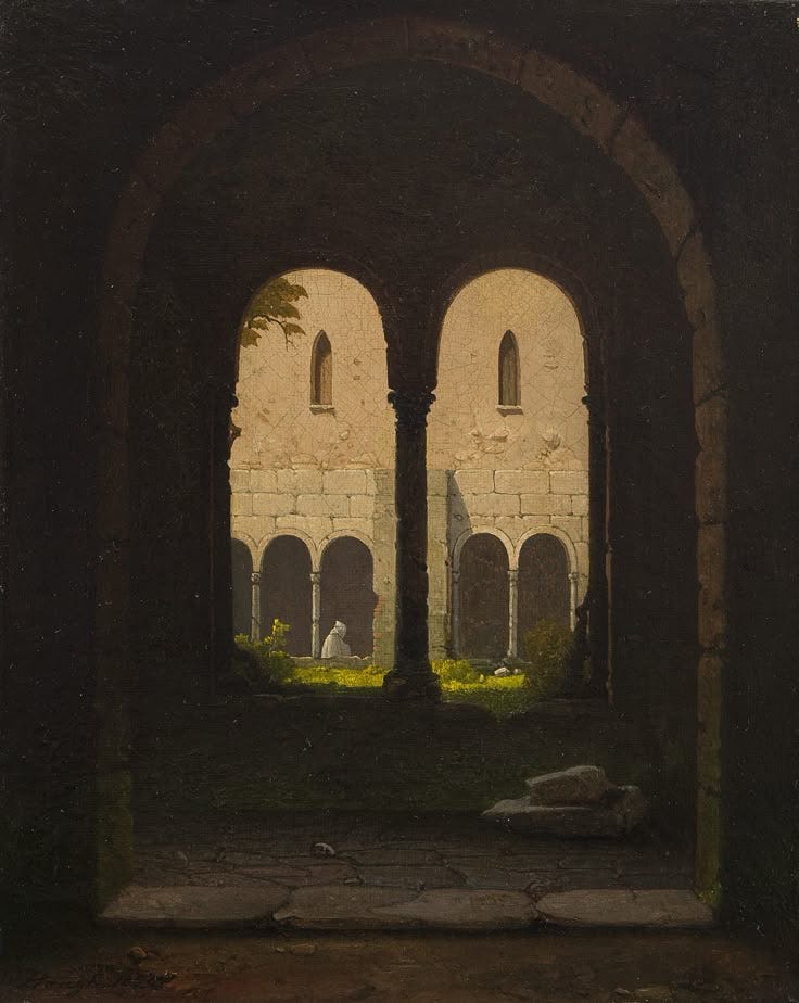 This may contain: an image of a painting that looks like it is in the middle of a room