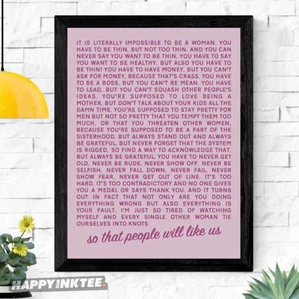 Gloria’s Empowering Women Speech Barbie Poster