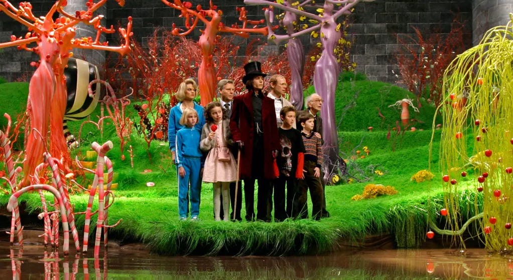 An Architectural Look Inside Willy Wonka's World in Charlie and the  Chocolate Factory