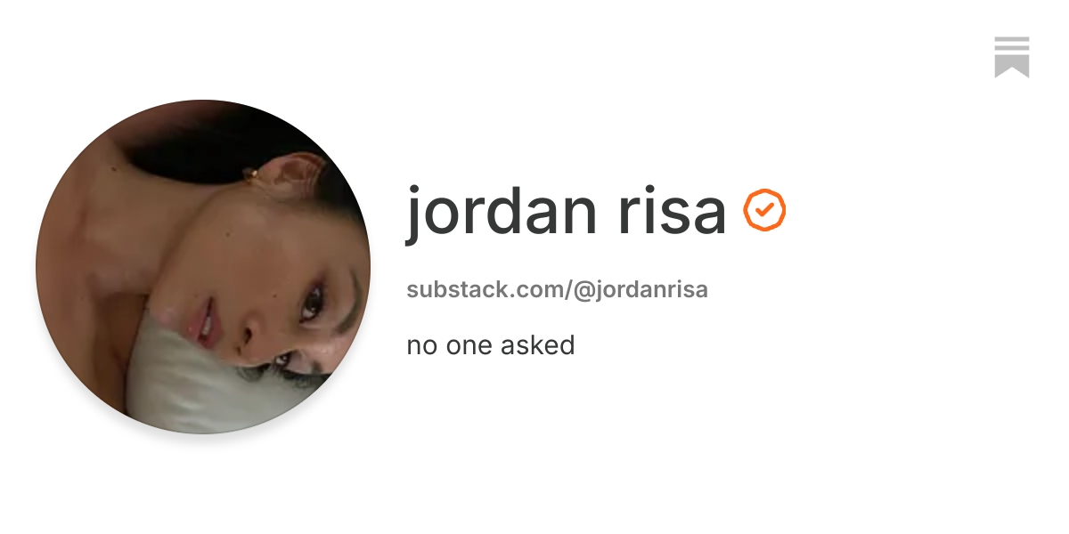 jordan risa | Substack
