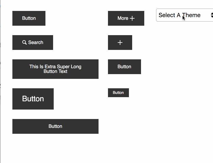 A GIF showing how this allows us to change the theme on a button ‘base component’. A GIF showing how this allows us to change the theme on a button ‘base component’.