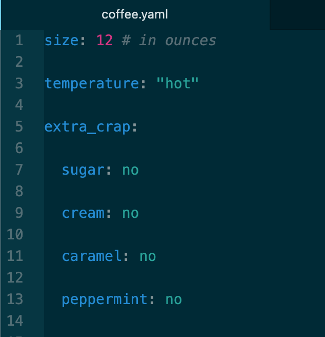 Coffee Config