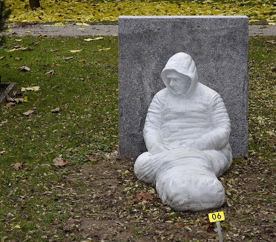 File:Self-portrait by Fabrice Gygi. Kings Cemetery, Geneva.jpg
