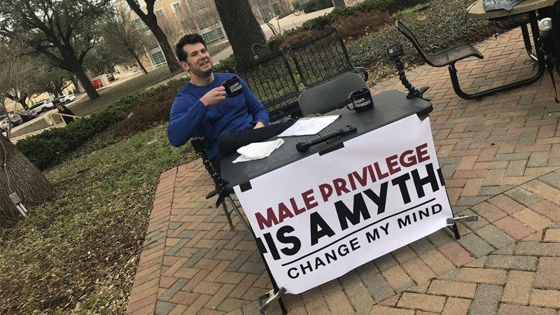 Steven Crowder's "Change My Mind" Campus Sign | Know Your Meme