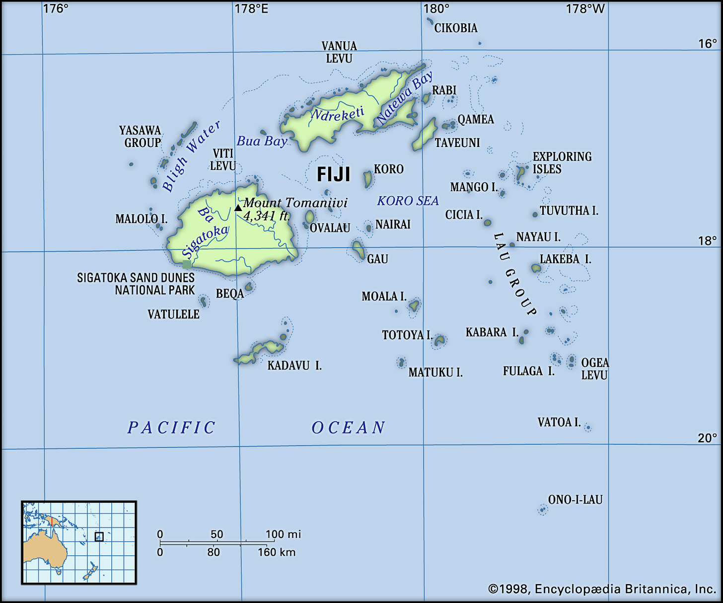 Fiji | History, Map, Flag, Points of Interest, & Facts | Britannica
