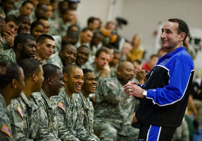 Duke's Coach K awarded George Catlett Marshall Medal from Army