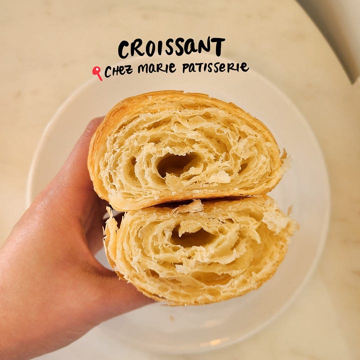 Chez Marie Patisserie butter croissant