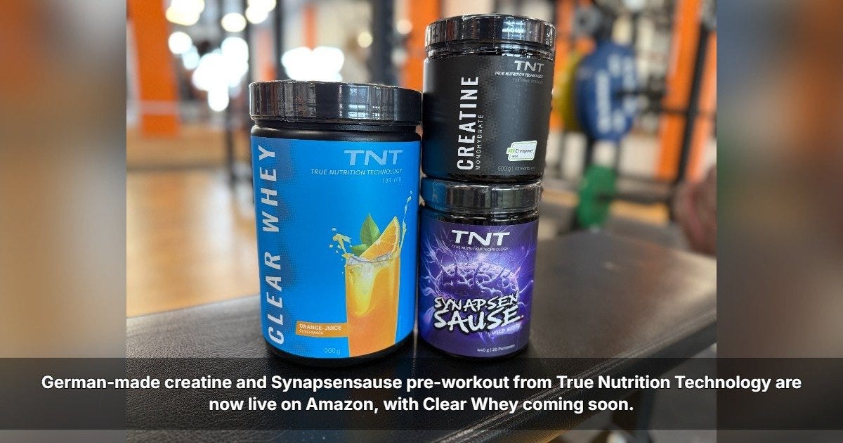 German Sports Nutrition Brand TNT Launches on Amazon US