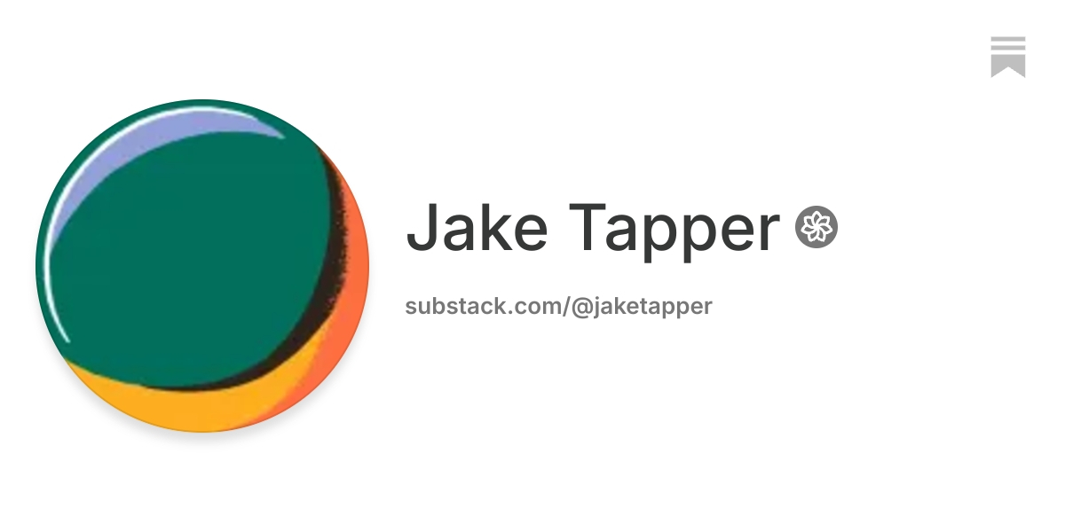 Jake Tapper | Substack