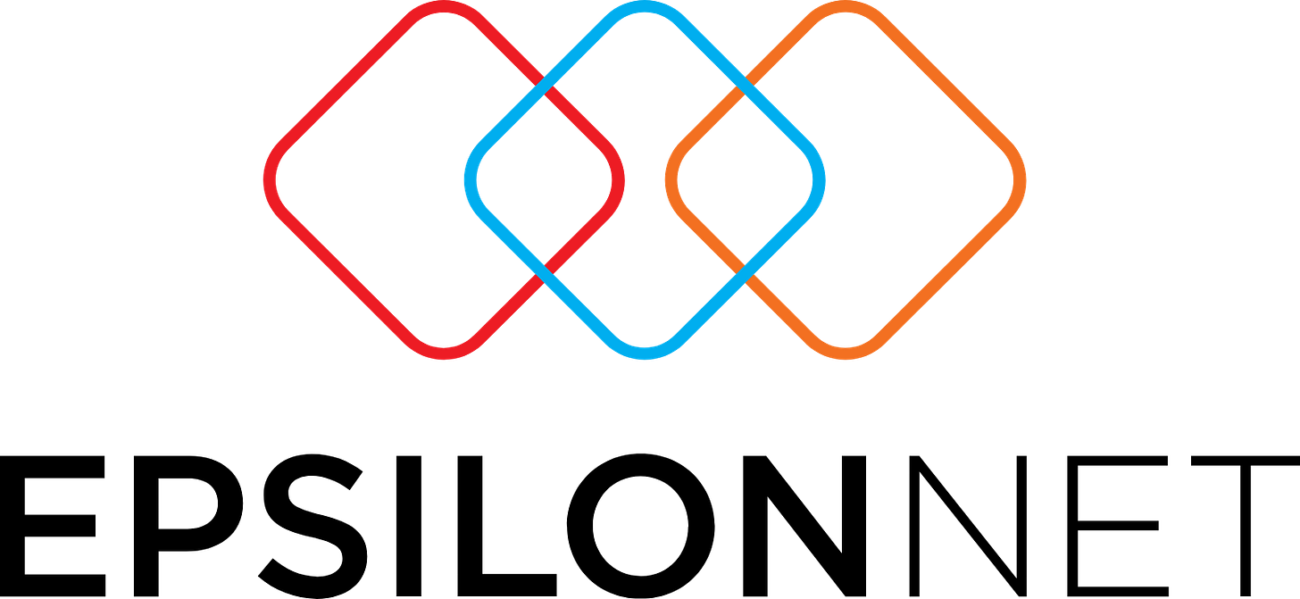 Epsilon Net logo in transparent PNG and vectorized SVG formats Epsilon Net logo in transparent PNG and vectorized SVG formats