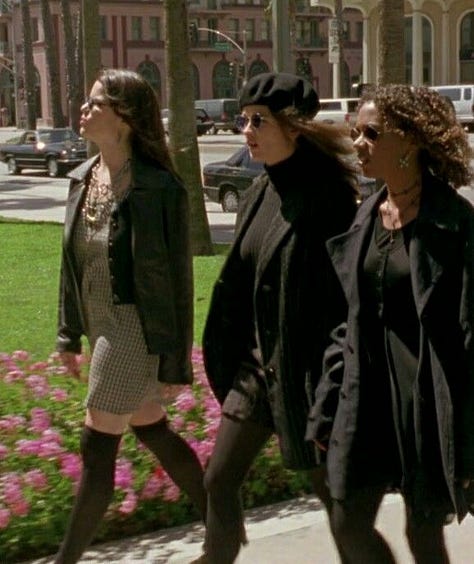 Six stills from the movie The Craft.