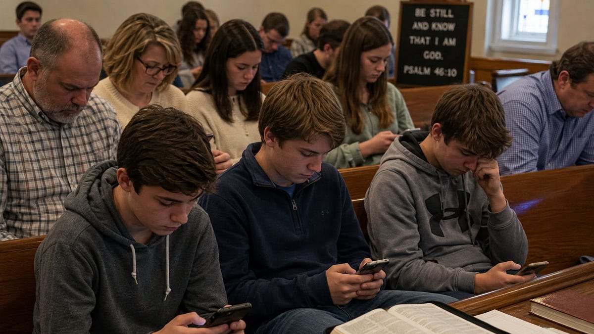 Cell phones are hurting the church