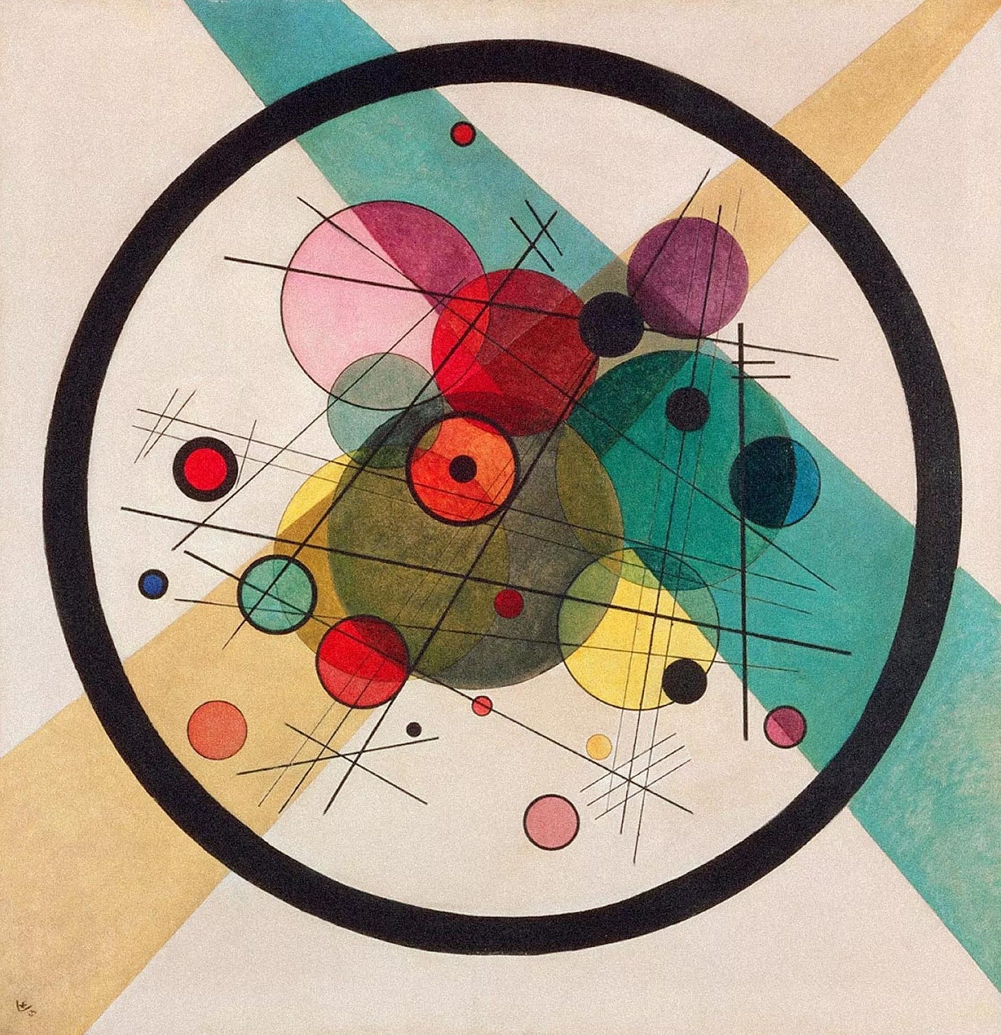 Wassily Kandinsky — Circles in a Circle, 1923 Wassily Kandinsky — Circles in a Circle, 1923