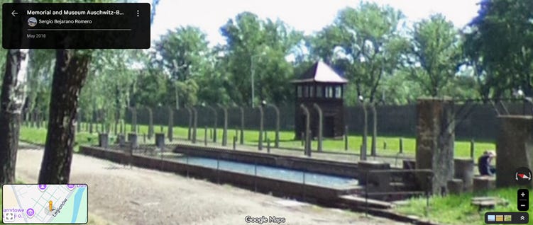 A fenced area with a structure and a water fountain

AI-generated content may be incorrect.