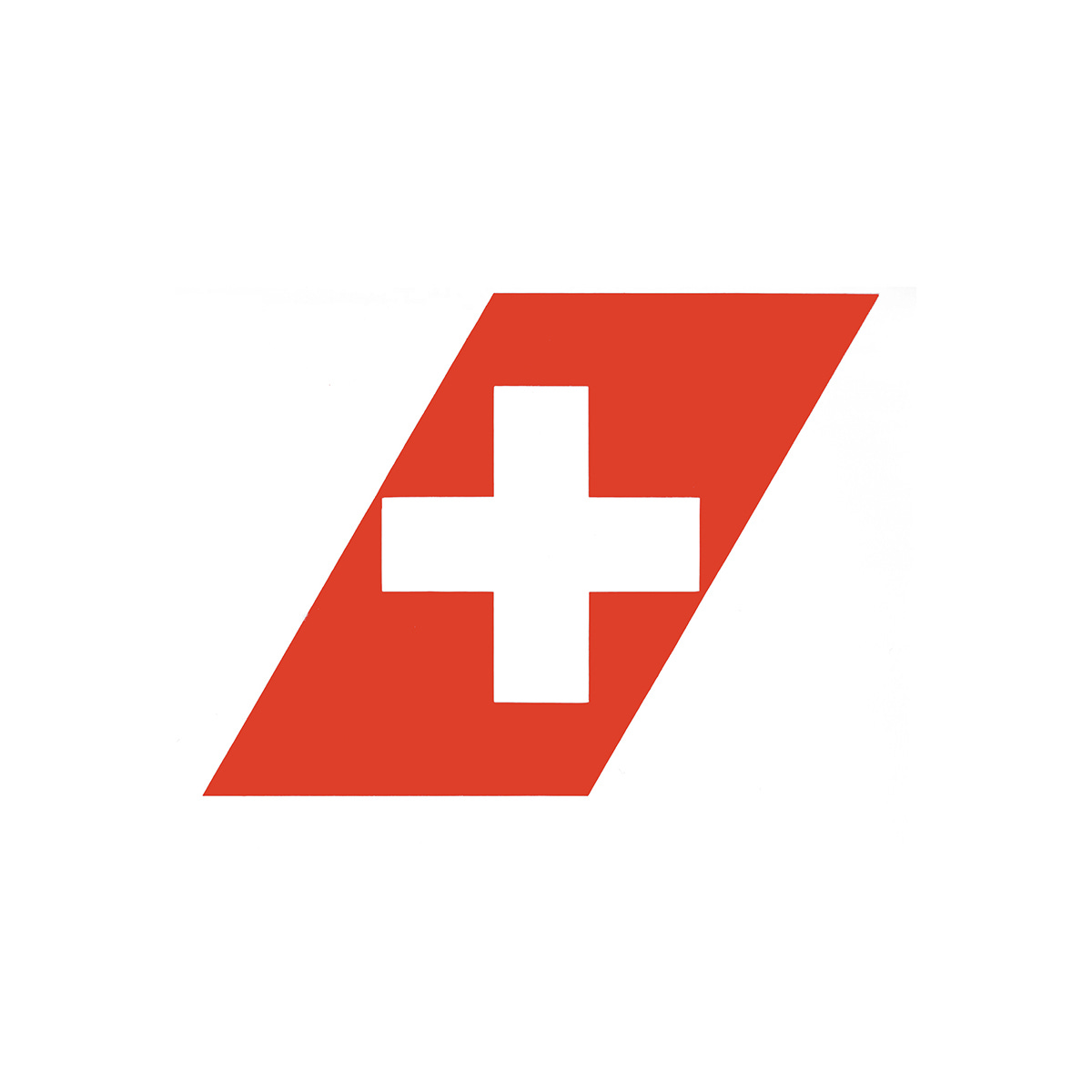 Karl Gerstner's 1978 logo for Swissair.