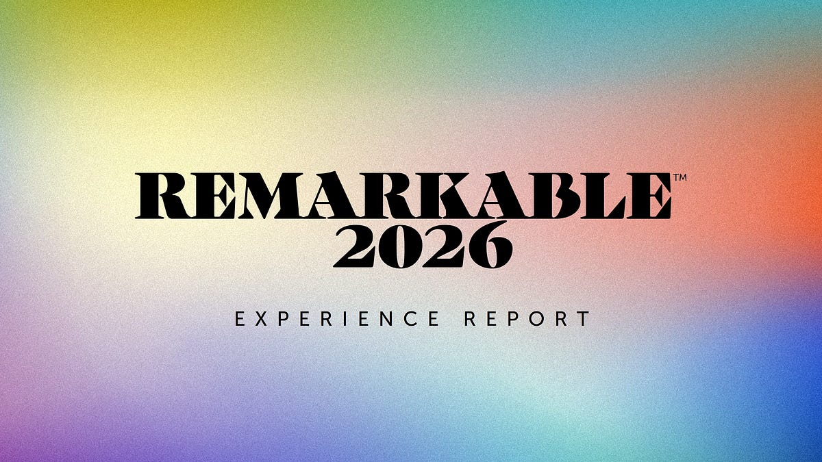 REMARKABLE 2026 - by Laura Hess - This Is Not an Experience