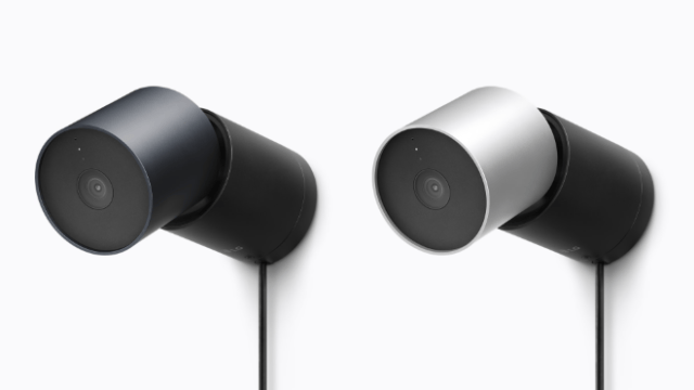 LG’s Outdoor Cam offers low-light color night vision and can be easily angled for flexible coverage.