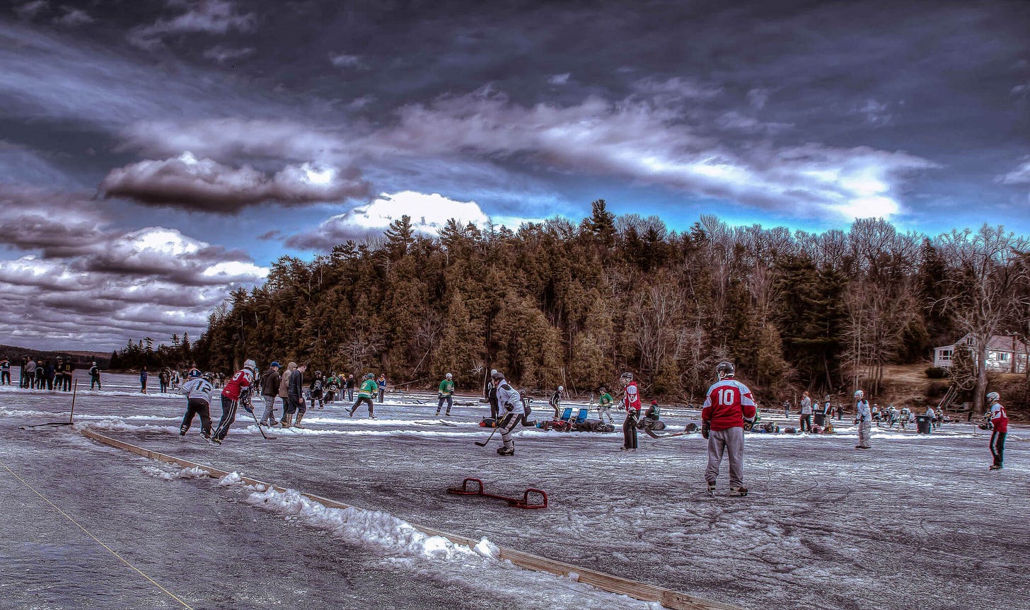 New England Pond Hockey 2025 Classic Lake Winnipesaukee
