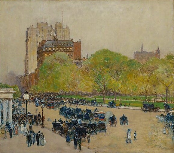 Childe Hassam - Spring Morning in the Heart of the City - American - The Metropolitan Museum of Art Childe Hassam - Spring Morning in the Heart of the City - American - The Metropolitan Museum of Art