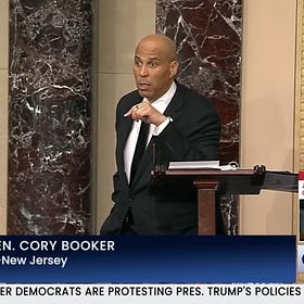 Cory Booker delivered a historic speech because we're in extraordinary times
