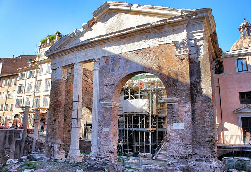 Porticus Of Octavia - Rome Jewish Ghetto Highlight | Roma Wonder