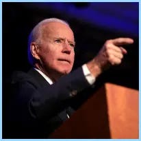 Joe biden pointing