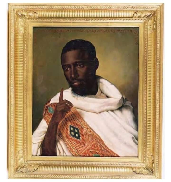 T E D D Y ♰ on Twitter: "Portrait of Debtera Tewelde Medhin of Welkait (Gondar) (1840s) co ...