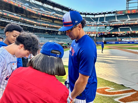 baseball players, baseballs, people
