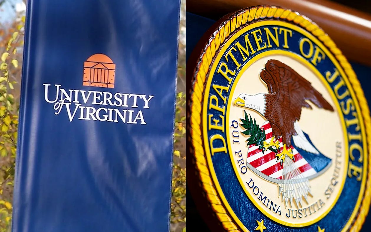 UVA to comply with DOJ guidelines, pending investigations to be paused | WRIC ABC 8News UVA to comply with DOJ guidelines, pending investigations to be paused | WRIC ABC 8News