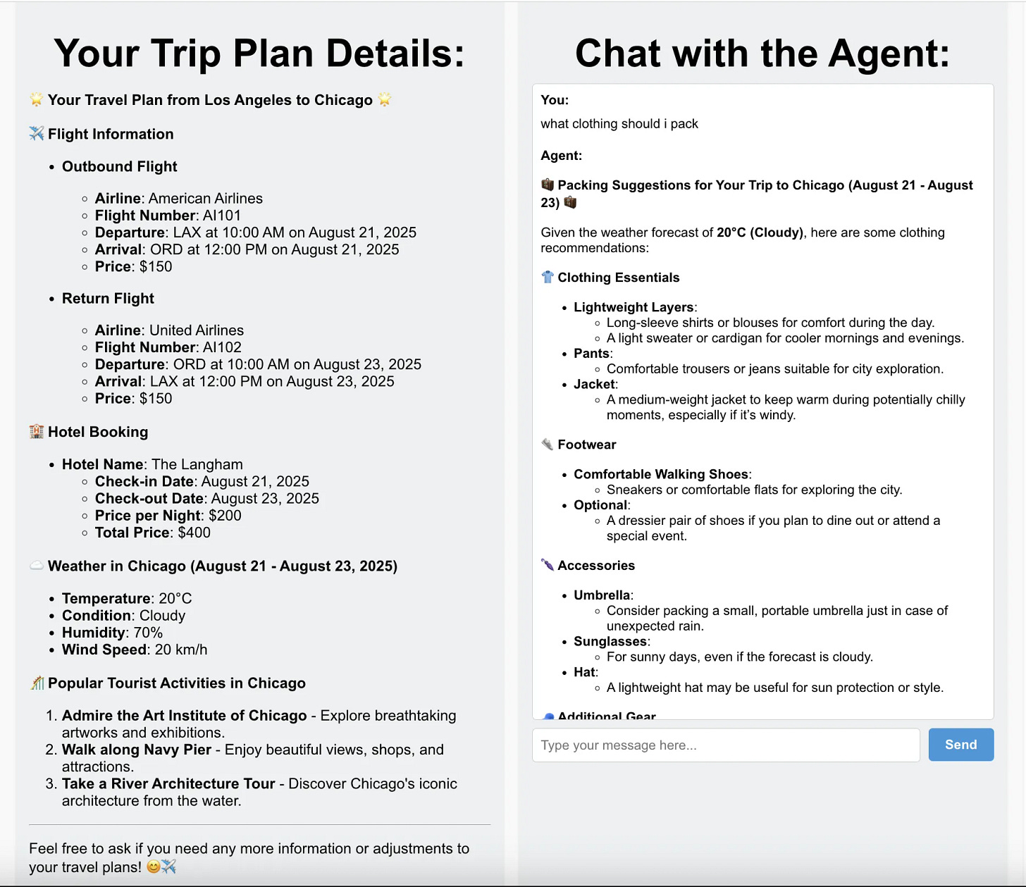 Agent App Chat Agent App Chat