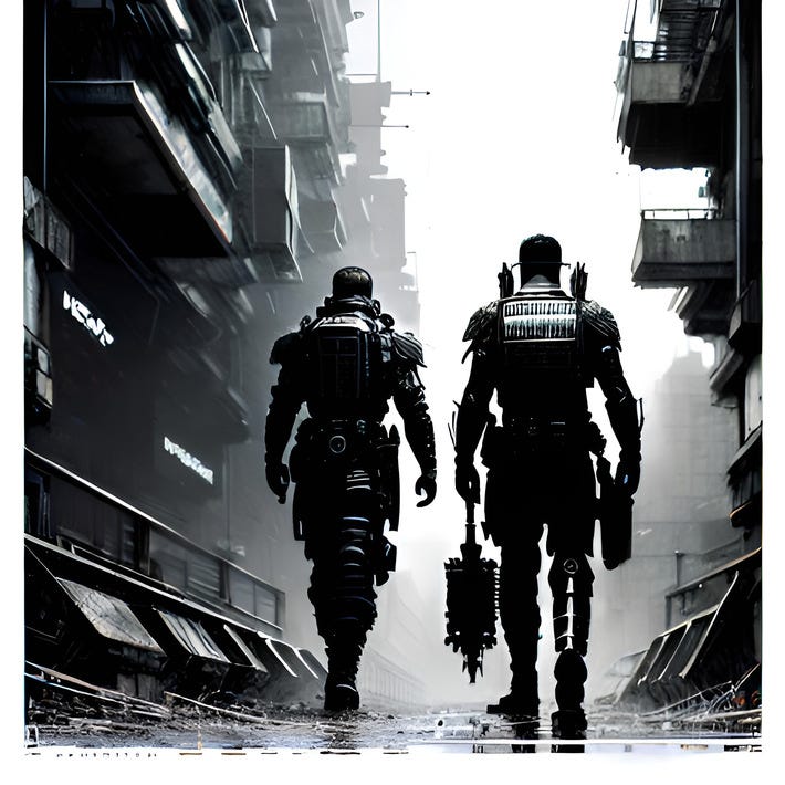 Cyberpunk Graphic Novel - and the devil died screaming