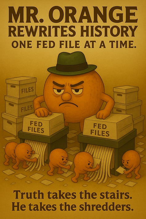 MR ORANGE GOES TO SOCIAL MEDIA — SAY IT, DON’T SPRAY IT