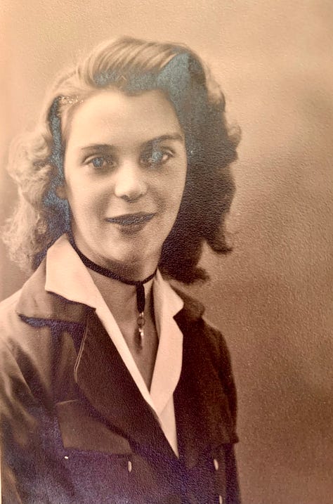 Pictures of Doreen Mathews from 1946 to present